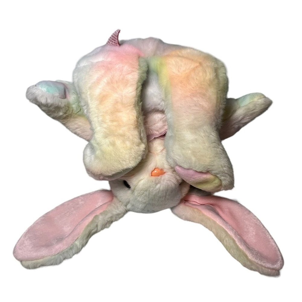 Vintage Ty Hippie Hippy Pastel Watercolor Bunny Rabbit Plush Stuffed Animal 13" - Picture 7 of 13
